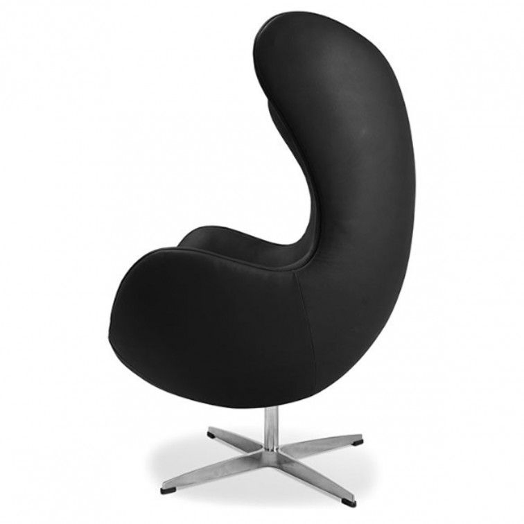 Fauteuil Simili Cuir Noir Ego LesTendances Fr