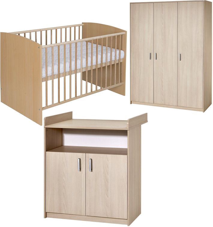 Schardt Grande chambre bébé bois hêtre clair Classic Buche 60