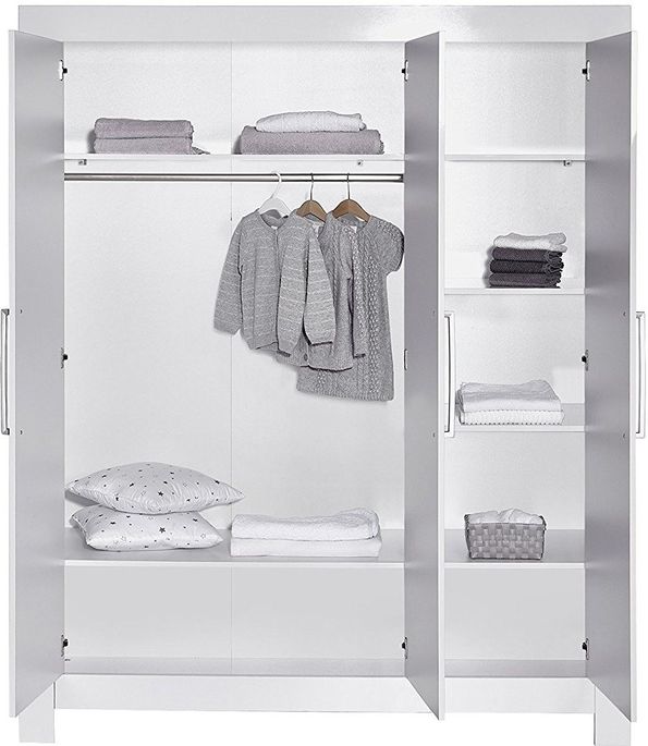 Schardt Armoire B B Portes Bois Blanc Nordic White Lestendances Fr