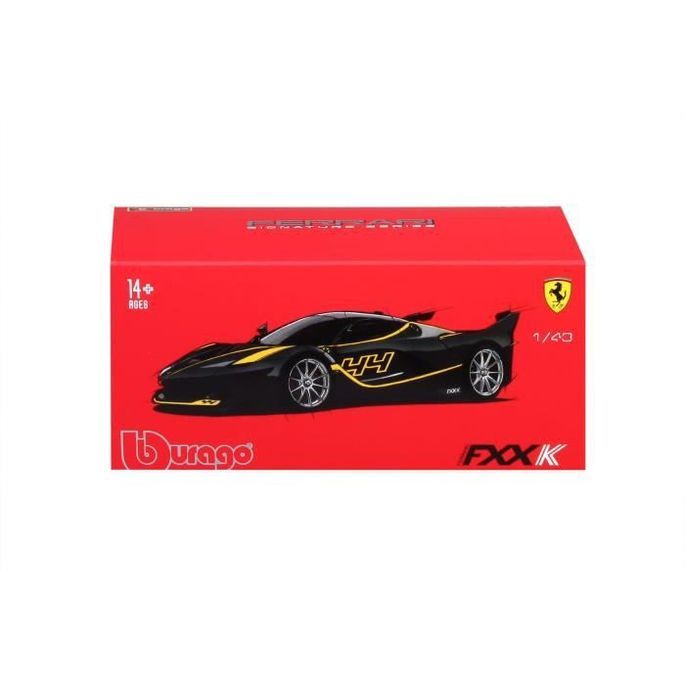 BBURAGO Véhicule Bburago Ferrari Signature FXXK noire en métal a l