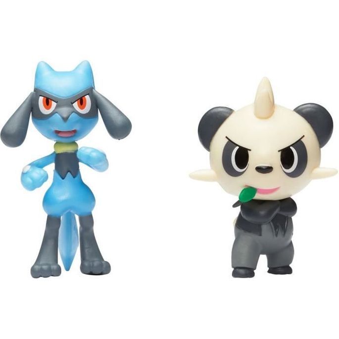 Pok Mon Pack Figurines Pancham Riolu Lestendances Fr