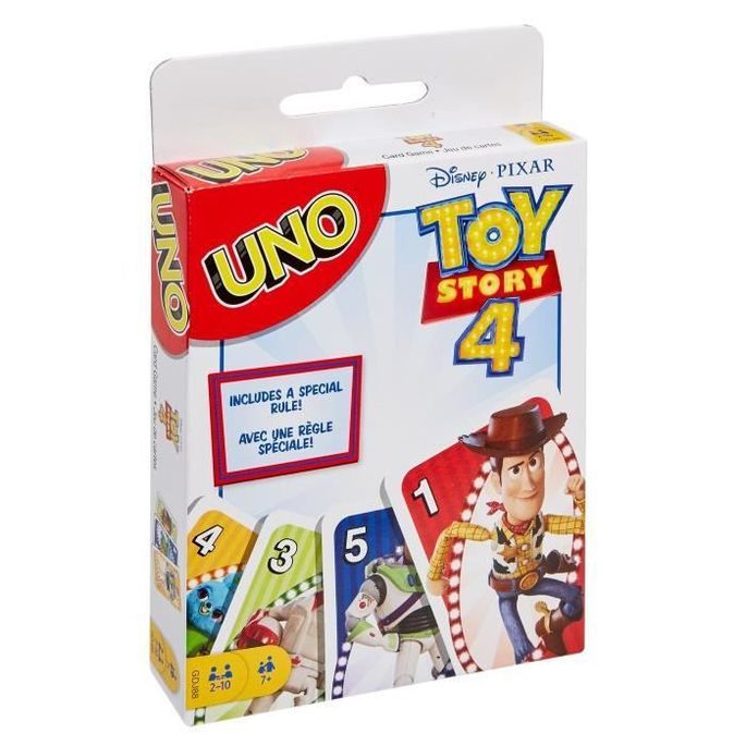 Uno Toy Story Jeu De Cartes Famille Aux Couleurs Du Film Disney