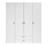Armoire de chambre avec portes battantes