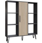 Bibliothèque avec portes