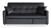 Canapé lit simili cuir