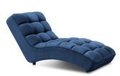 Chaise longue en velours