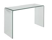 Console en verre trempé