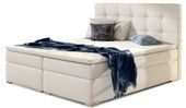 Lit boxspring simili cuir