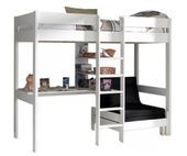 Lit enfant mezzanine avec canapé