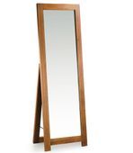 Miroir sur pied rectangulaire