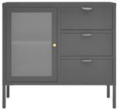 Petit meuble de rangement avec portes et tiroirs