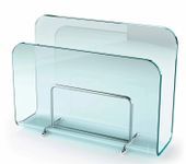 Porte revues en verre trempé