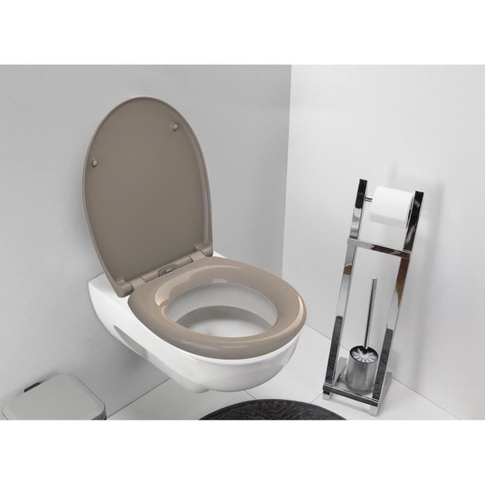 Abattant WC Fally 2 - thermodur - taupe - Photo n°2