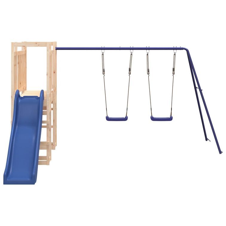 Aire de jeux d'extérieur bois de pin massif - Photo n°4