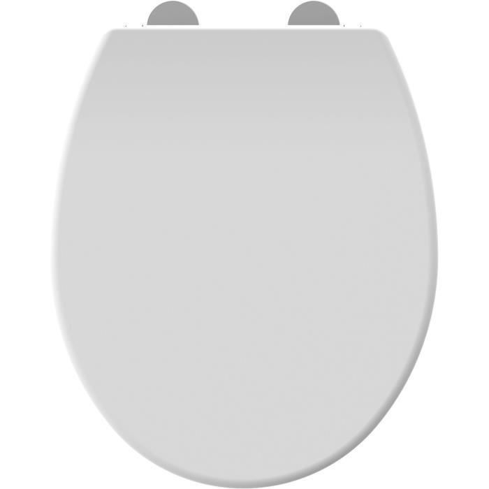 ALLIBERT Abattant de toilette a fermeture silencieuse Dolceo - Blanc mat - Photo n°1
