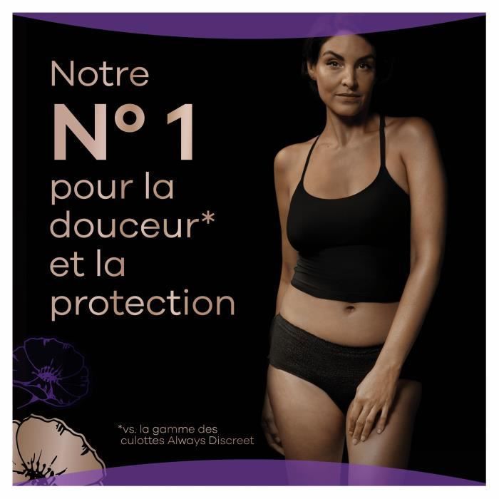 ALWAYS DISCREET Culottes pour fuites urinaires Taille basse x8 - Photo n°6