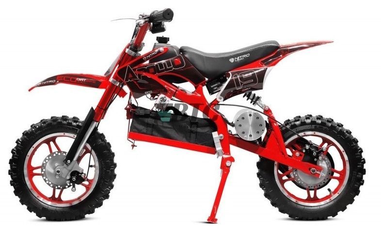 Moto cross enfant 1000W rouge 10/10 pouces Speedo - Photo n°1