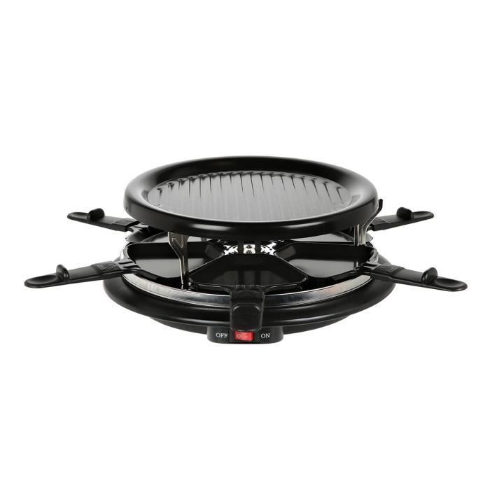 Appareil a raclette 6 personnes 1000W CONTINENTAL EDISON CERP6PERS2 - Photo n°1