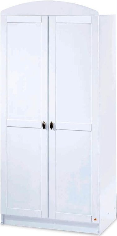 Armoire 2 portes bois blanc Laura - Photo n°1