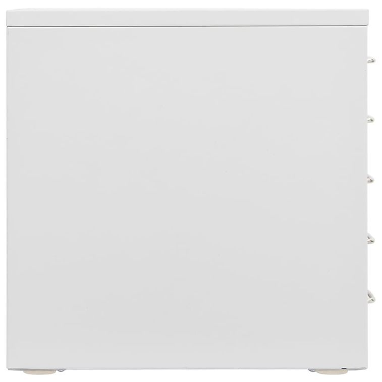 Armoire de bureau Gris 28x35x35 cm Métal - Photo n°5