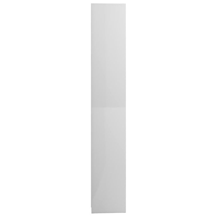 Armoire de salle de bain Blanc brillant 30x30x183,5cm 2 - Photo n°7