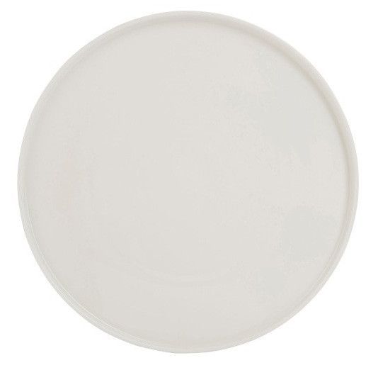 Assiette à rebord porcelaine blanche Ocel D 31 cm - Lot de 4 - Photo n°2
