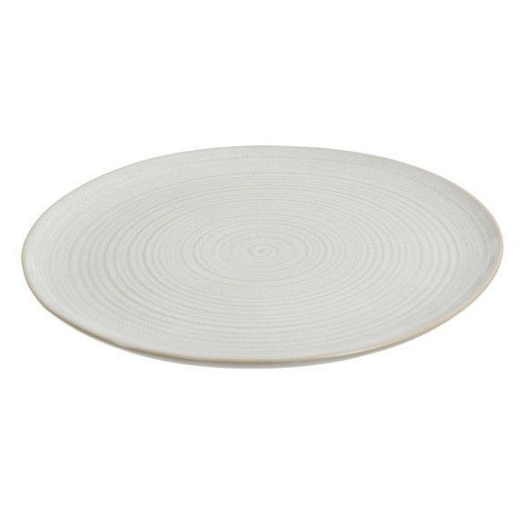Assiette ronde porcelaine blanche Praji D 28 cm - Photo n°1