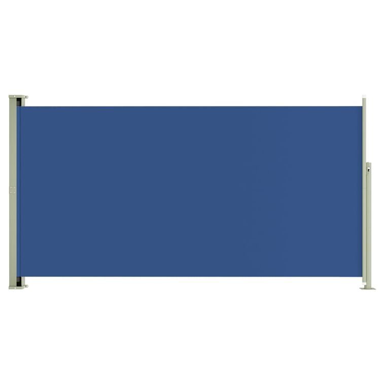 Auvent latéral rétractable de patio 160x300 cm Bleu 2 - Photo n°1