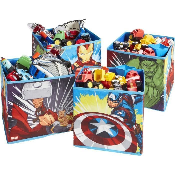 AVENGERS Cubes de rangement pour jouets enfants - Photo n°2