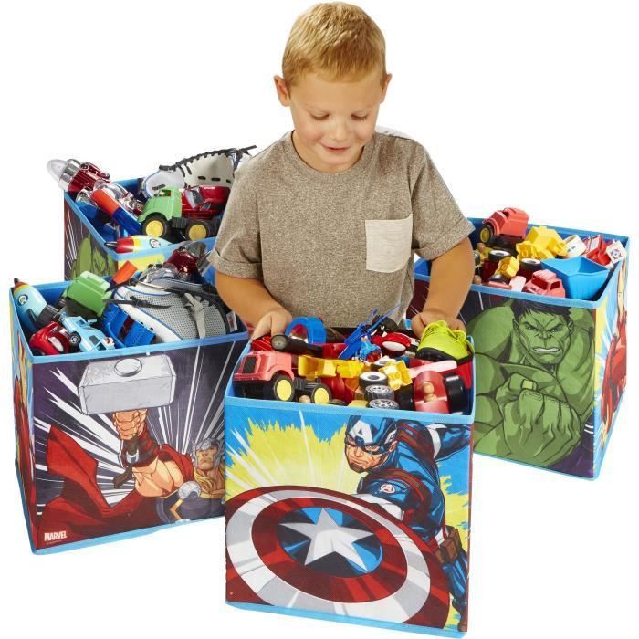 AVENGERS Cubes de rangement pour jouets enfants - Photo n°3