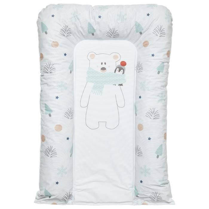 BABYCALIN Matelas a langer Flocons Ours Pingouin - Photo n°1