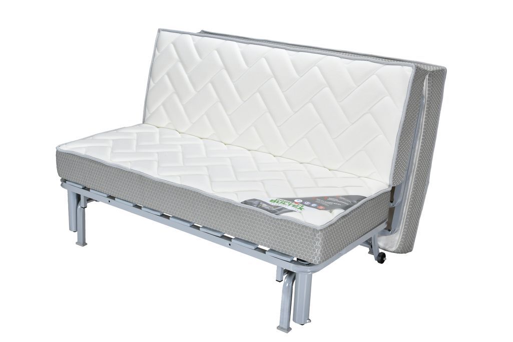 Banquette BZ 140x200 cm avec rangement matelas 15 cm Pardo - Photo n°8
