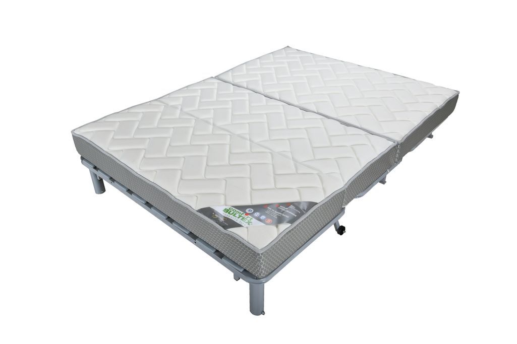 Banquette BZ 140x200 cm avec rangement matelas 15 cm Pardo - Photo n°9
