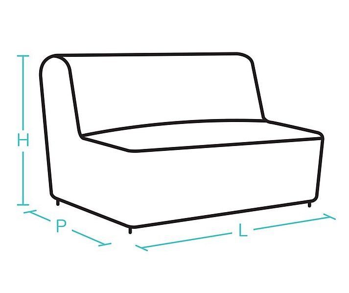 Banquette BZ gris imprimé 140x200 cm Matelas Starconfort 12 cm Kadria - Photo n°9