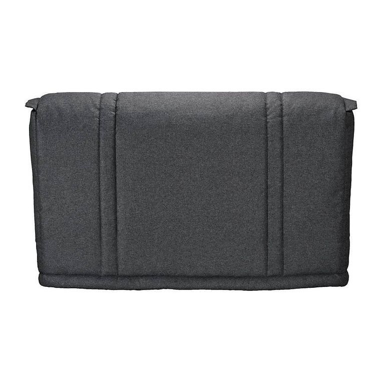 Banquette BZ tissu anthracite 140x200 cm matelas 12 cm Venus - Photo n°3