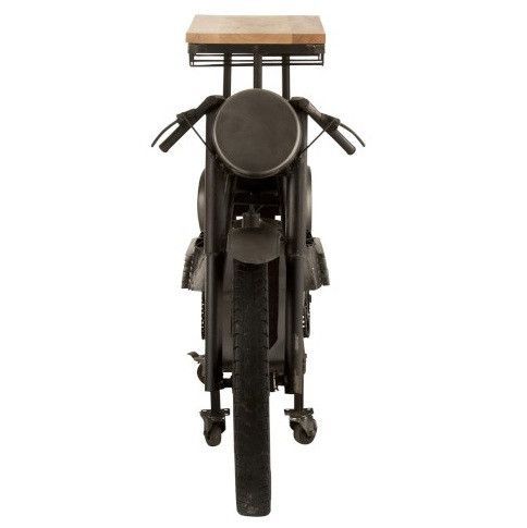 Bar motocyclette métal noir Vian L 200 cm - Photo n°4