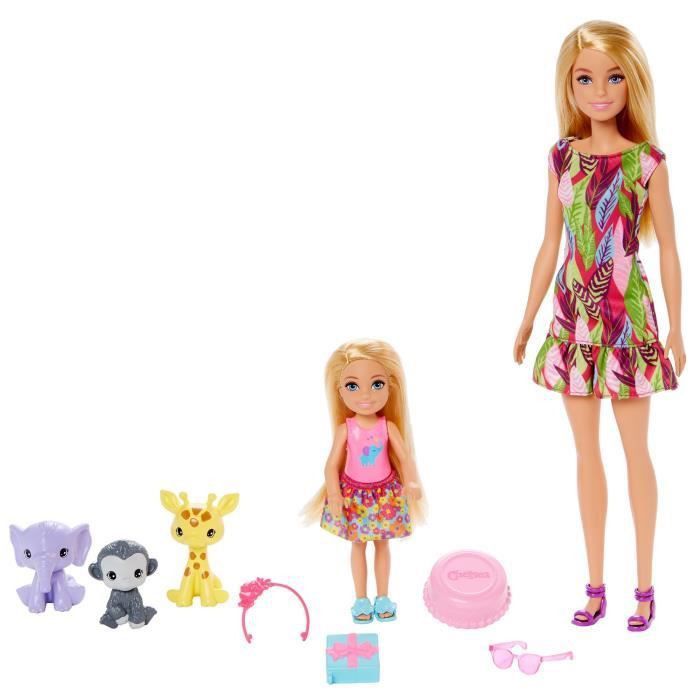 BARBIE Coffret Barbie et Chelsea Anniversaire - Photo n°1