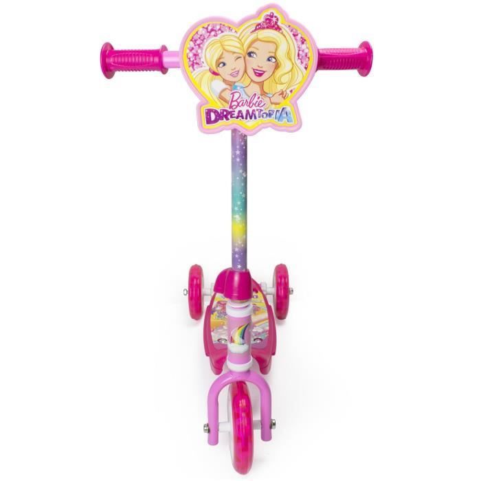 Trottinette à 3 roues Barbie - Trottinette enfant