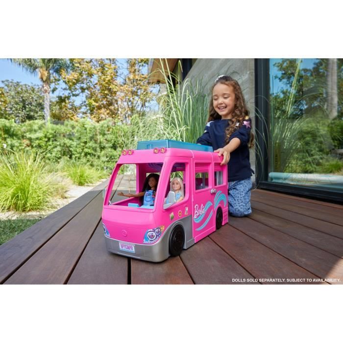 Barbie - Méga Camping-Car De Barbie - Accessoire Poupée - Photo n°4