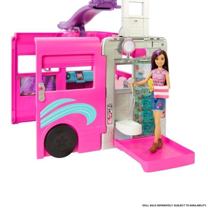 Barbie - Méga Camping-Car De Barbie - Accessoire Poupée - Photo n°5