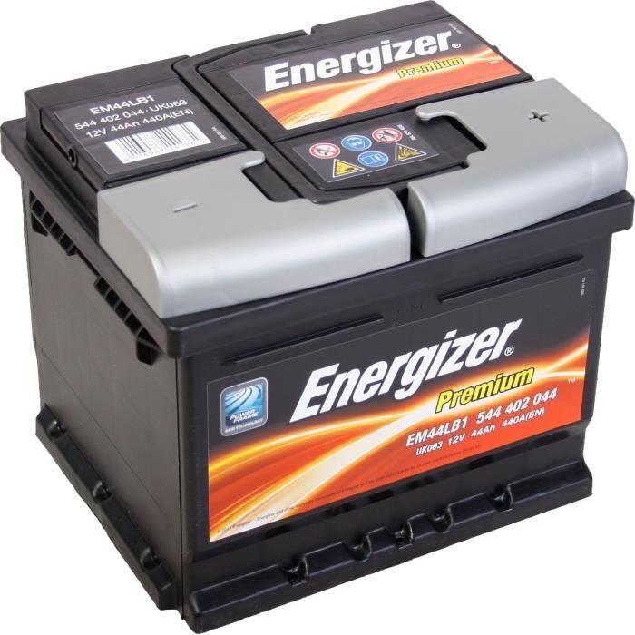 Batterie Energizer Premium 44Ah/440A (EM44-LB1) - Photo n°1