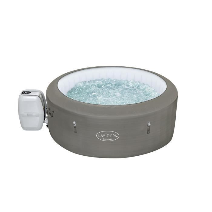 BESTWAY Spa gonflable Lay-Z-Spa - BARBADOS - 2/4 places 180 x 66 cm, 120 Airjet,app wifi, diffuseur Chemconnect - Photo n°1