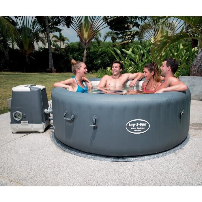 BESTWAY Spa gonflable LAY-Z SPA PALM SPRINGS Hydrojet 6 personnes - 196x71 cm - Photo n°3