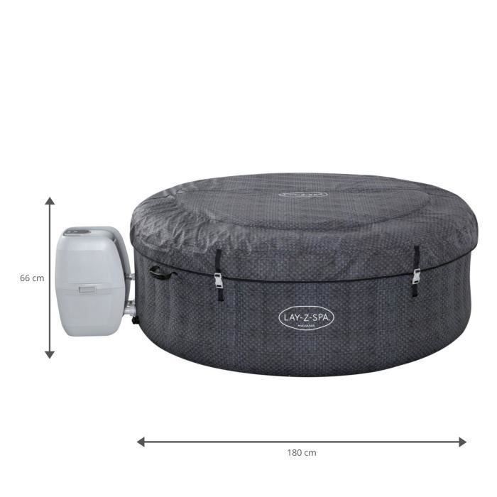 BESTWAY Spa gonflable rond Lay-Z-Spa Havana Airjet - 2 a 4 personnes - 180 x 66 cm - Photo n°2
