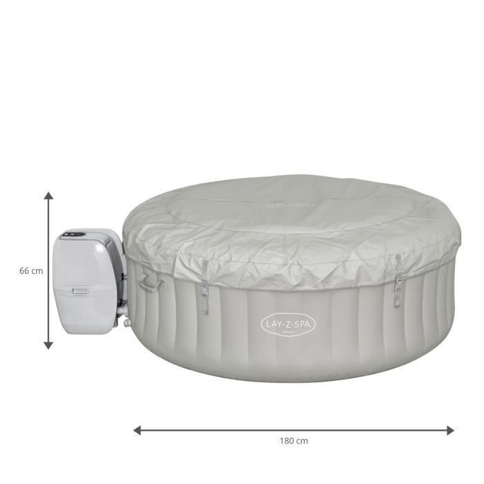 BESTWAY Spa gonflable rond Lay-Z-Spa Tahiti - 2 a 4 personnes - 180 x 66 cm - Photo n°2