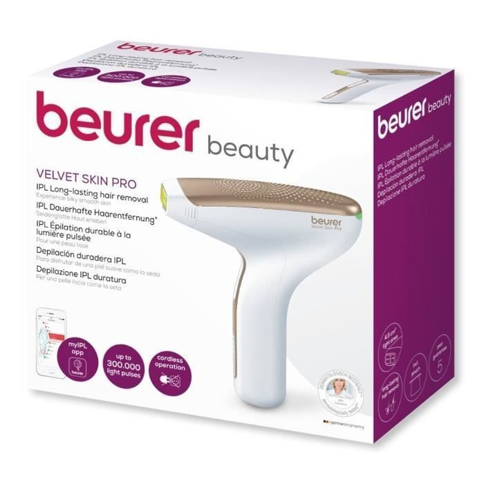 BEURER IPL Velvet Skin Pro Epilateur a la lumiere pulsée sans fil 300 000 impulsions - Photo n°4