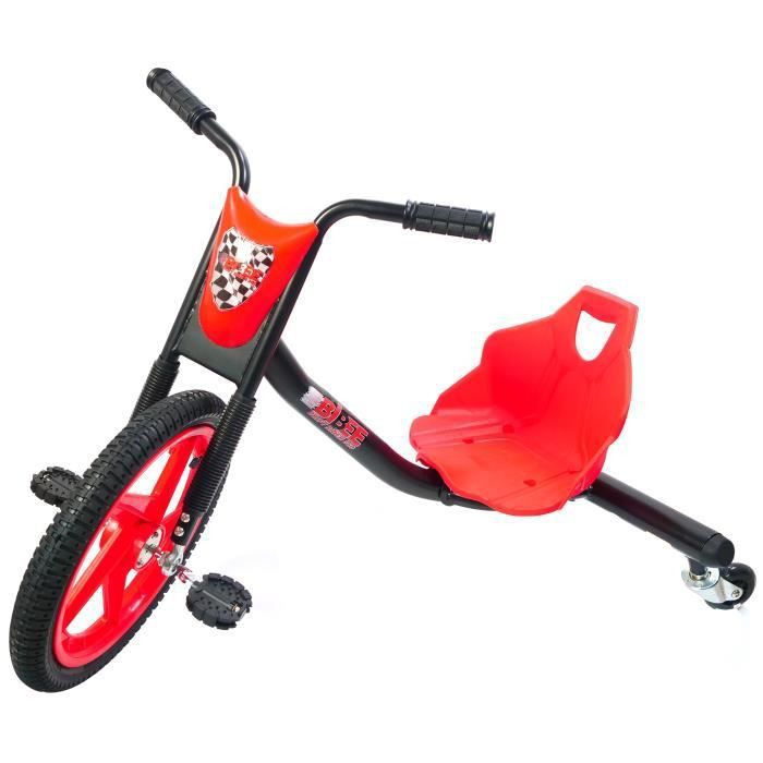 BIBEE-DRIFT RIDER Tricycle 901252 - Noir et rouge - Photo n°1