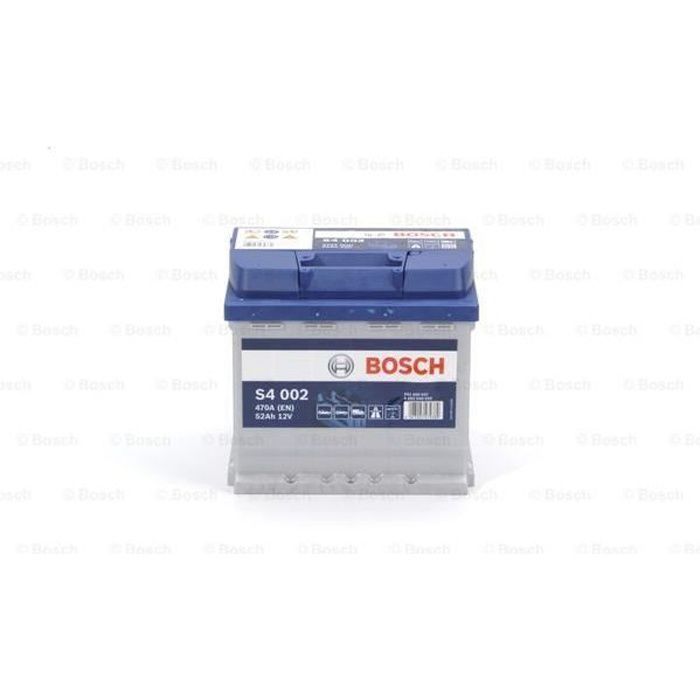 BOSCH Batterie Auto S4002 52Ah 470A / + a droite - Photo n°1