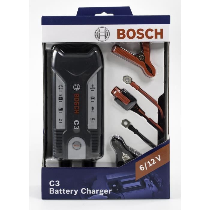 BOSCH - Chargeur de batterie C3 - 6/12V - Photo n°2