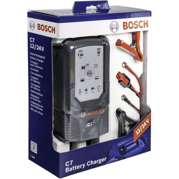 BOSCH - Chargeur de batterie C7 - 12/24V - Photo n°3